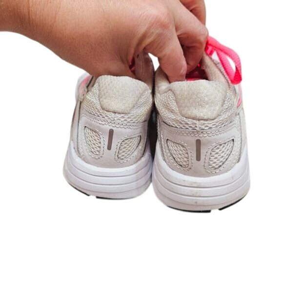Nike Womens Running Shoes Sz 7.5 White &‎ Pink Mesh Athletic Sneakers Active - Picture 8 of 16